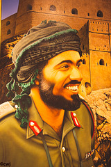 His Late Majesty Sultan Qaboos of Oman, as a young man.