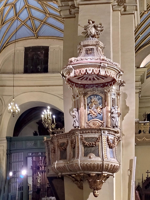 The pulpit of the Cathedral