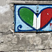 Italian hearted wall