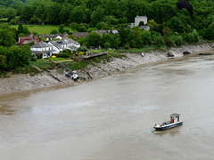 River Wye from Chepstow Castle