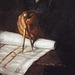 Detail of the Portrait of Jose Rates by Juan de Pareja in the Metropolitan Museum of Art, July 2023