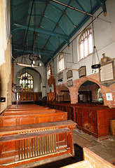 nave-looking-east, St Mary's Old Church, Stoke Newington, Hackney, London