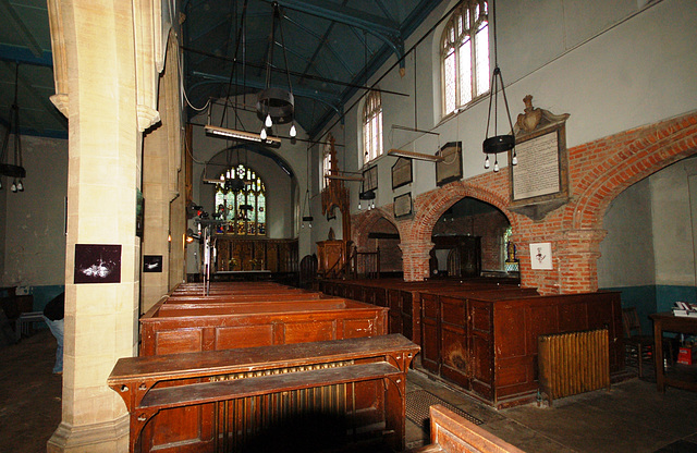 nave-looking-east, St Mary's Old Church, Stoke Newington, Hackney, London