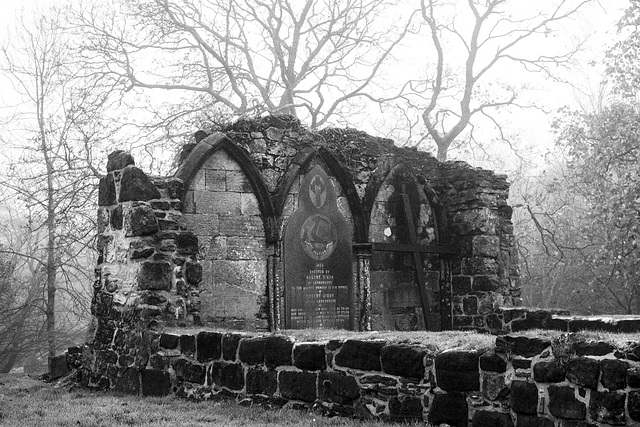 St Serf's Church in the Fog