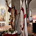Sansepolco 2025 – Duomo – Jesus with flag of Saint George