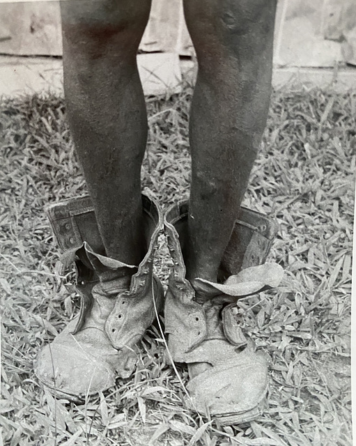 Amos' boots