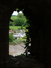 A Glimpse of the River Wye from Chepstow Castle
