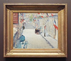 Rue Mosnier with Flags by Manet in the Getty Center, June 2016