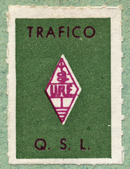 URE QSL stamp (1982)