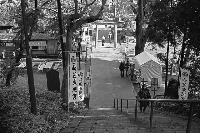 Premises of a shrine