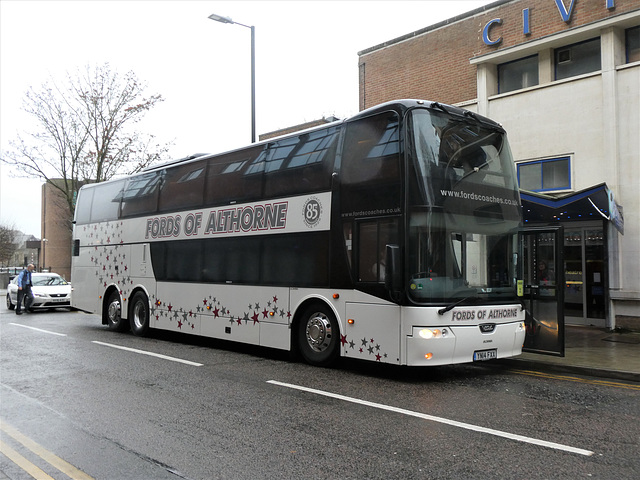 Fords Coaches YN14 FXX in Chelmsford - 6 Dec 2019 (P1060154)