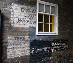 Ghost signs in Pimlico