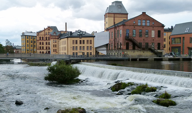 Wasserfälle in Norrköping