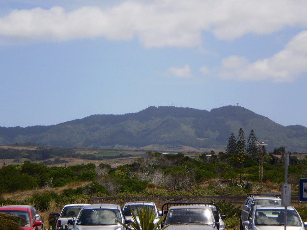 View from the airport terminal.