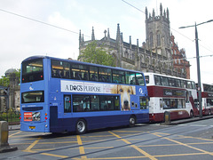 DSCF7406 Buses in Princes Street, Edinburgh - 8 May 2017