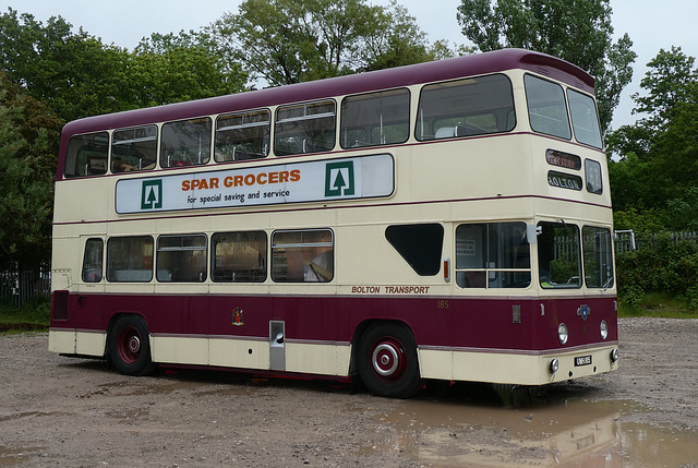 Former Bolton 185 (UWH 185) at the RVPT Rally in Morecambe - 26 May 2019 (P1020413)