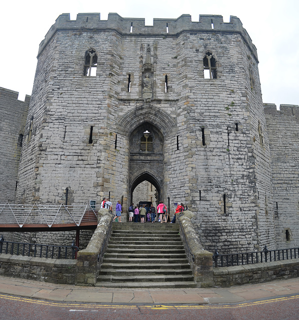 Caernarfon Castle, Main Entrance