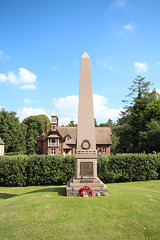 Former Village School and War Memorial, Holkham, Norfolk