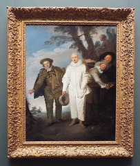 The Italian Comedians by Watteau in the Getty Center, June 2016