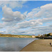 Nuages et ciel  à la plage et au port de Mordreuc . HFF.