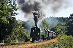 City of Wells climbing through Eardington.