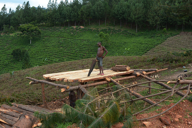 Uganda, Carpenter at His Workshop