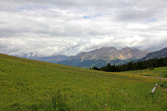 Blick vom Jochgrimm auf das Latemar