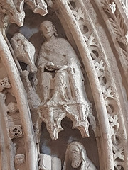 rochester cathedral, kent, c14 doorway