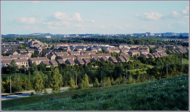 Heerlen and newer neighbourhood after the era of the  coalmine industry 1993