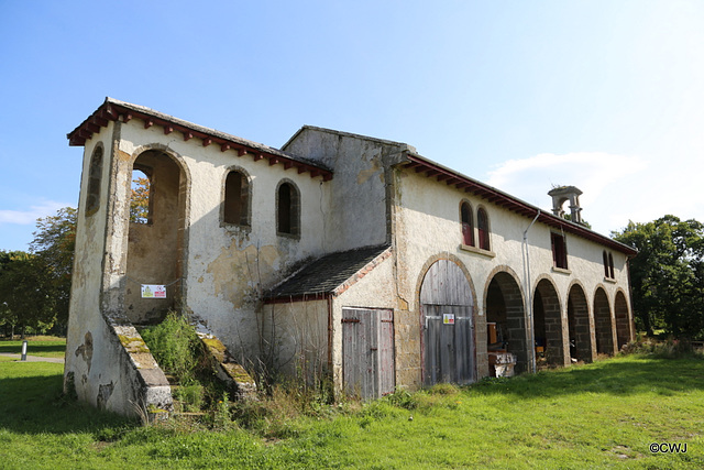 Old farm building on the Altyre Estate next to the GSA Campus