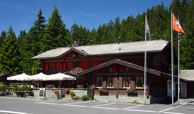 Restaurant auf dem Pass Col du Pillon