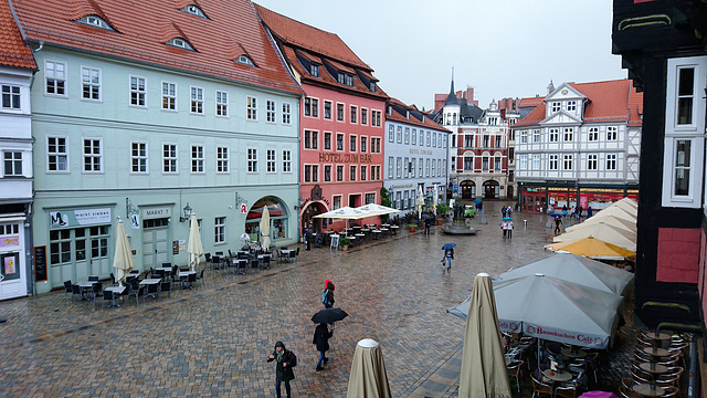 Hotelzimmer-Ausblick