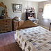 Bedroom in the Layton House & General Store in Old Bethpage Village, August 2022