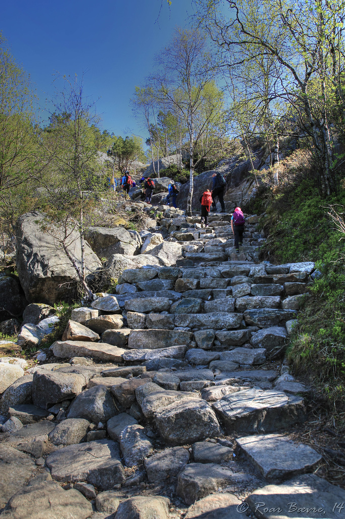 Stairs made by Sherpas