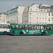 Jersey bus buses at St. Helier - 4 Sep 1999