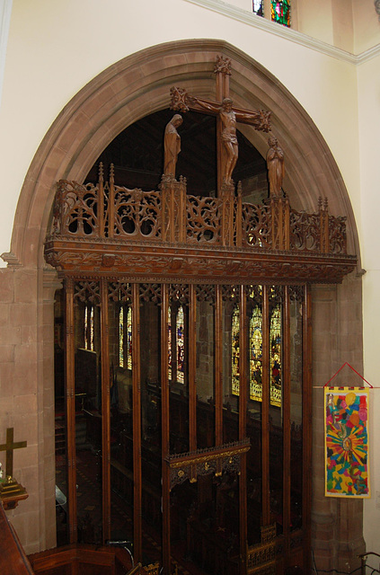 Chancel screen, Saint Matthew's Church, Walsall, West Midlands