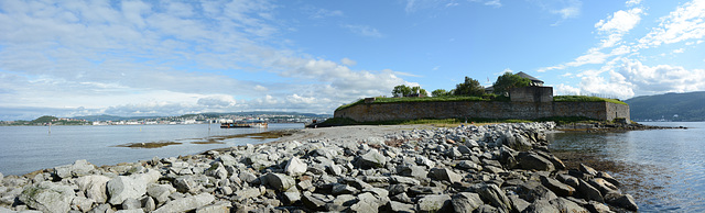 Norway, Trondheim, Fort on the Island of Munkholmen