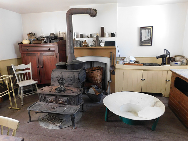 The Kitchen in the Layton House & General Store in Old Bethpage Village, August 2022