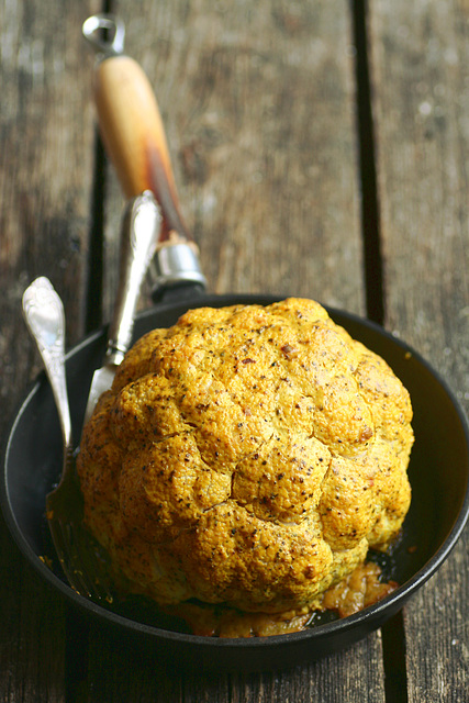 Röstitud lillkapsas / Whole roasted cauliflower