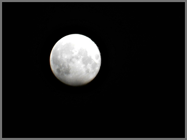 La lune :nuit du 4 au 5 Aôut 2020