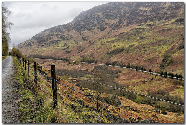 HFF ~ A wet walk in Glen Ogle