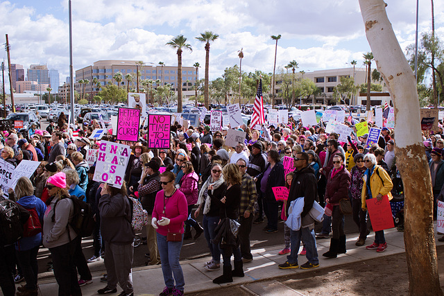 Women's March, Phoenix 1/21/17