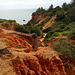 Erosion of rocks leading down to Praia de Joao de Arens (2013)