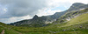 Bulgaria, Rila Mountain Range with the Black Rock of Haramiyata (2465 m) and the Lake Peak (2657 m)