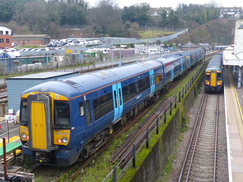 Southeastern Electrostars at Dover Priory - 28 December 2018