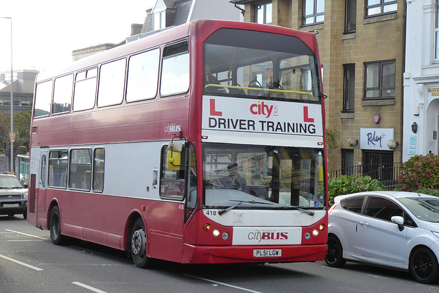 Plymouth Citybus 418 in Plymouth - 24 October 2019