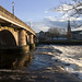 Dumbarton Bridge and the River Leven