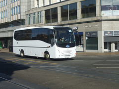 DSCF7033 Edinburgh Coach Lines(?) PSU 611 on Princes Street, Edinburgh - 6 May 2017