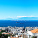 Thessaloniki, Panoramic view of the city with Mount Olympus in the background