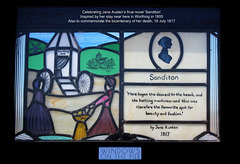 Sanditon by Jane Austen - window on Worthing Pier - 14 5 2019